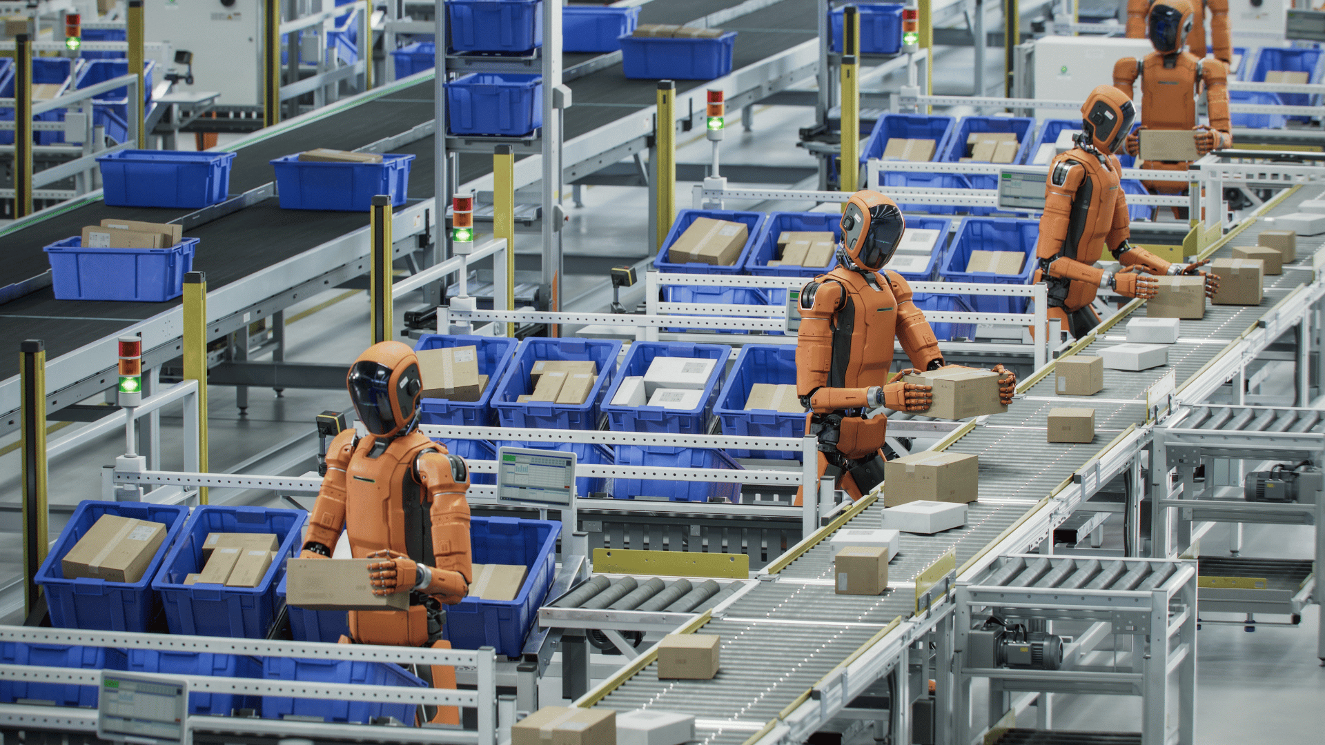 Japan humanoid robot precision assembly line factory
